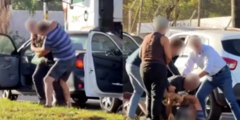 Discussão de trânsito em Bauru termina em briga e viraliza nas redes