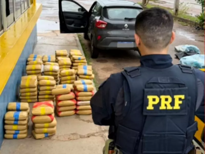 Dois homens presos com 175 kg de skunk na BR-364 em Rio Branco