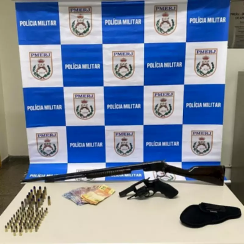 Dois homens presos com armas e munições em Paty do Alferes (RJ)