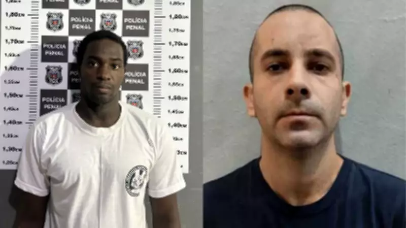 Dois presos foragidos após fuga em cadeia de Toledo, no Paraná