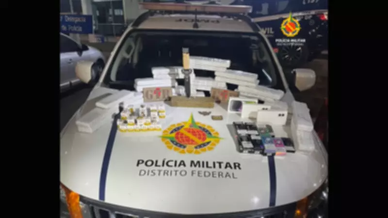 Drogas e contrabando de R$ 100 mil são apreendidos no DF pelo GTR