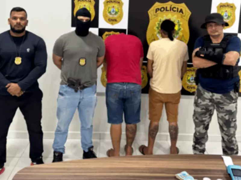 Dupla presa por golpe com jogo de azar 'Marinha Pretinha' em Rio Branco