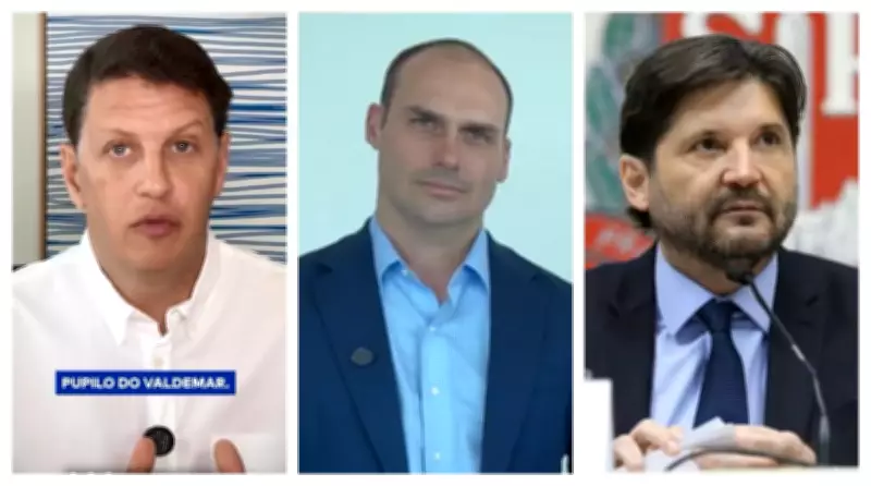 Eduardo Bolsonaro e Ricardo Salles trocam acusações sobre vaga no Senado