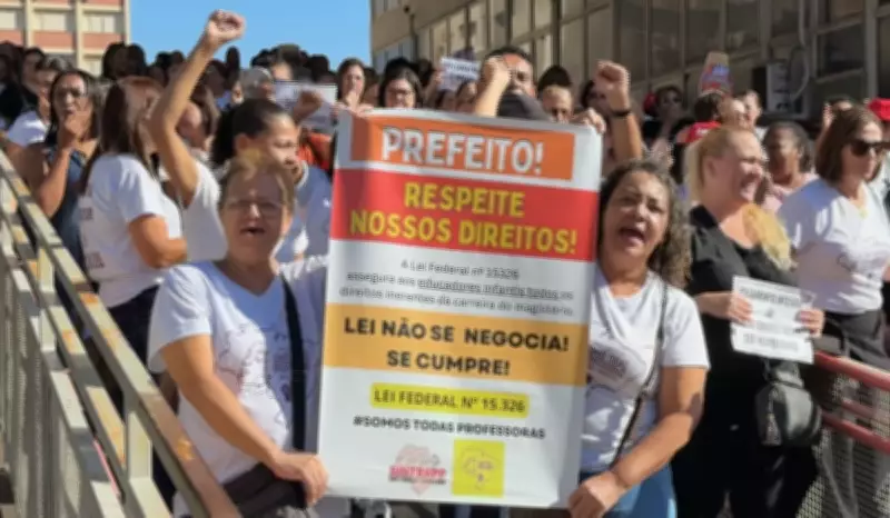 Educadores infantis protestam por inclusão no magistério em Presidente Prudente