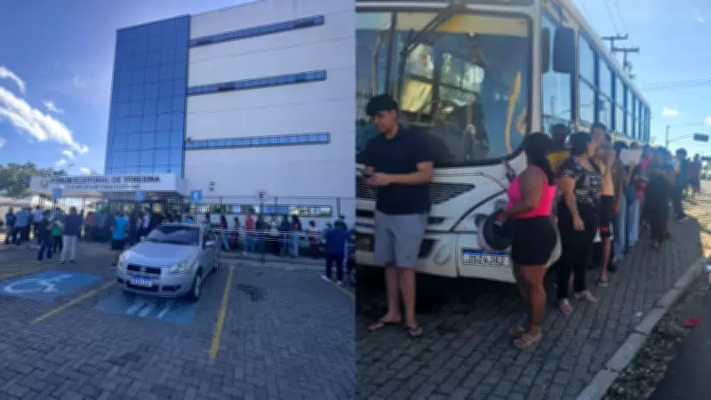 Eleitores enfrentam fila de 300 m no 2° dia para regularizar título