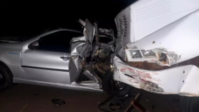 Engavetamento com caminhão e 4 carros deixa feridos no Anel Viário Sul de Ribeirão Preto