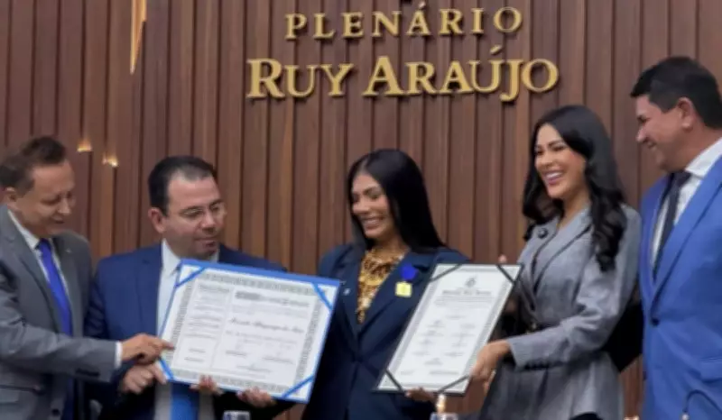 Ex-BBB Marciele Albuquerque recebe título de Cidadã do Amazonas e medalha