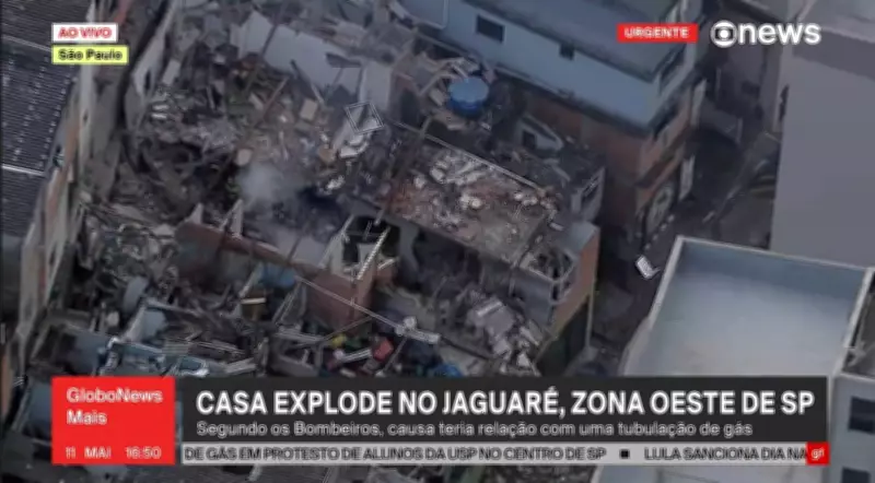 Explosão em SP: vídeos mostram vidros quebrados e casas destruídas