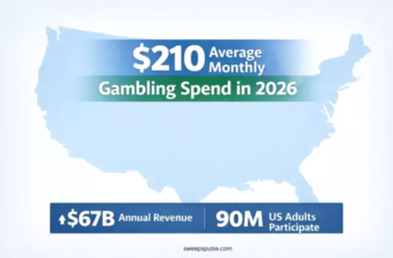 Fenômeno dos jogos de azar em 2026: gastos mensais atingem US$ 210