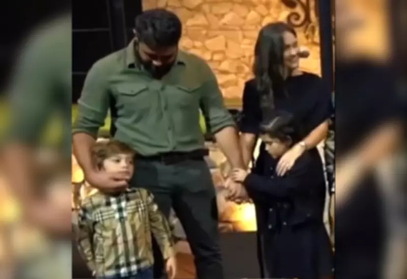 Filha de Henrique demonstra ciúmes dos pais em leilão e viraliza