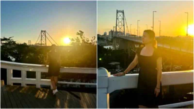 Fotógrafo revela segredos para fotos perfeitas na Ponte Hercílio Luz ao pôr do sol