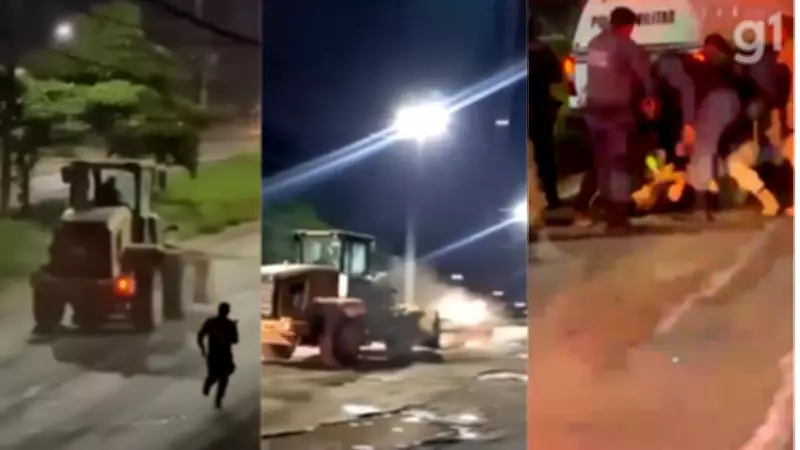Funcionário preso após pegar trator sem autorização e causar danos na BR-135