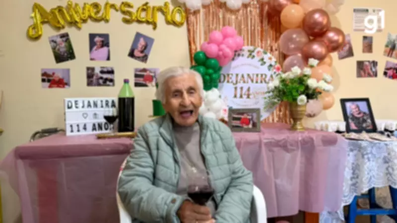 Gaúcha de 114 anos revela segredo: vinho com gemada e vida leve
