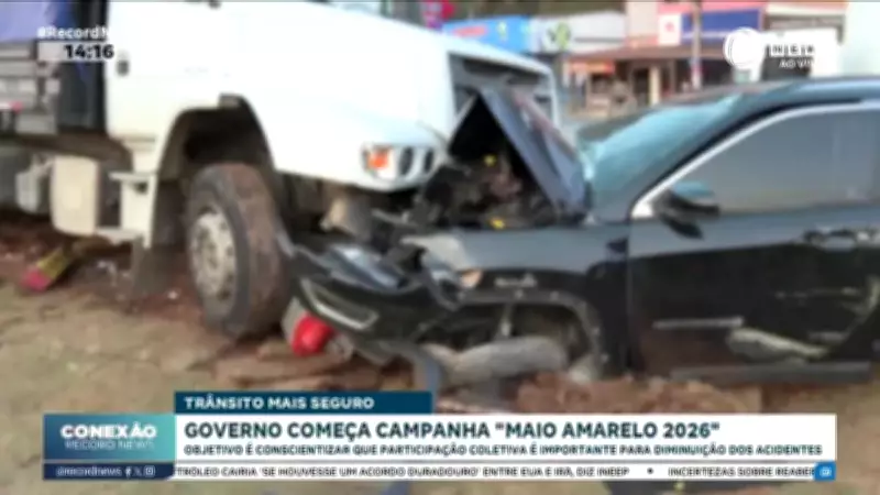 Governo lança campanha Maio Amarelo 2026 por trânsito seguro