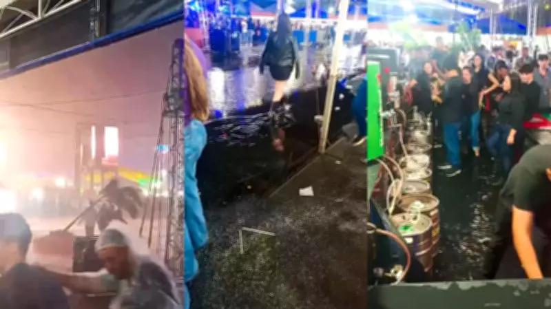 Gusttavo Lima interrompe show no Paraná após forte temporal