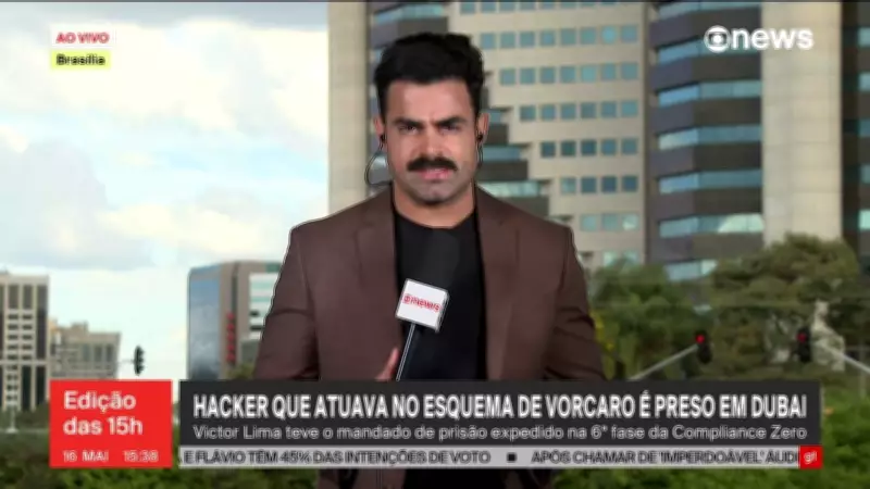 Hacker do esquema Vorcaro preso em Dubai é deportado ao Brasil