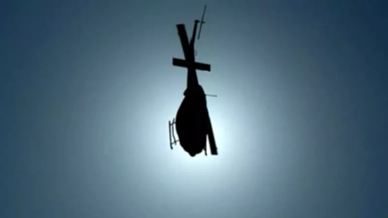 Helicóptero cai em Pomerode (SC) e piloto morre carbonizado