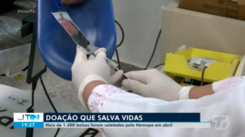 Hemopa coleta mais de 1.400 bolsas de sangue em Santarém e região em abril
