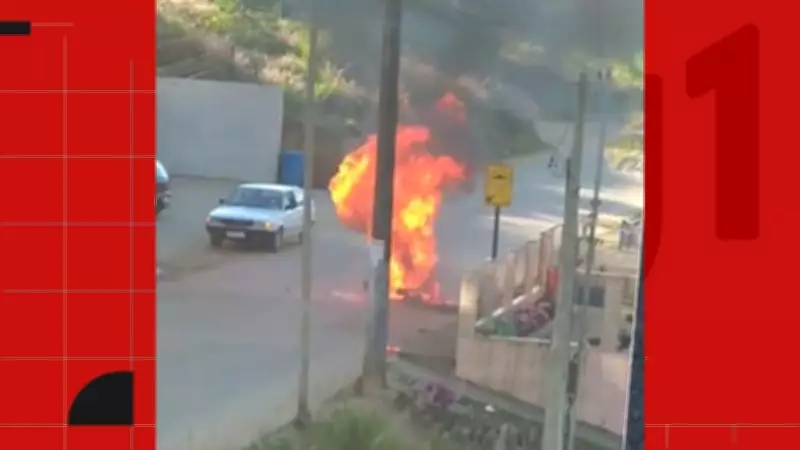 Homem ateia fogo em moto e desafia policiais em fiscalização no ES