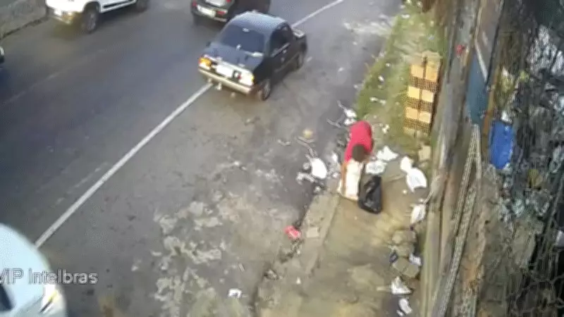 Homem é atropelado por táxi na BR-262 em Belo Horizonte; vídeo flagra acidente