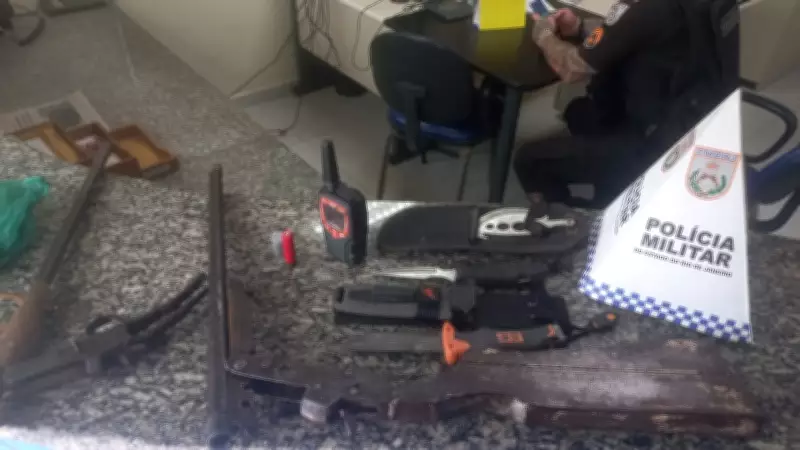 Homem de 39 anos é preso por porte ilegal de arma em Rio Claro após ameaças