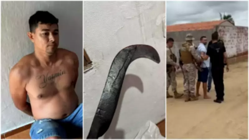 Homem e irmão tentam matar mulher decepando membros com foice no CE