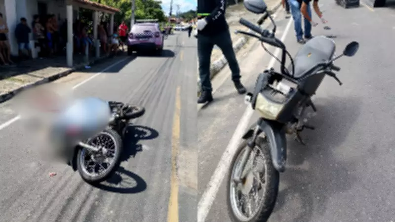 Homem morre em colisão entre duas motos em Parnaíba; dois feridos