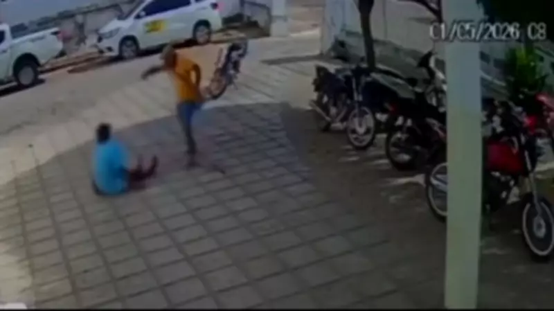 Homem é morto a facadas em Inajá; câmeras flagraram ataque