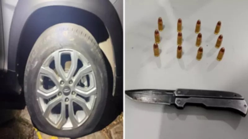 Homem persegue ex, fura pneu com canivete e é preso em Bragança Paulista