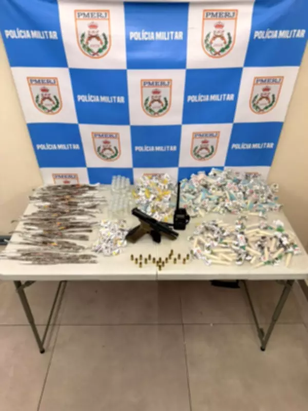 Homem é preso com arma e drogas no bairro Santo Agostinho em Volta Redonda