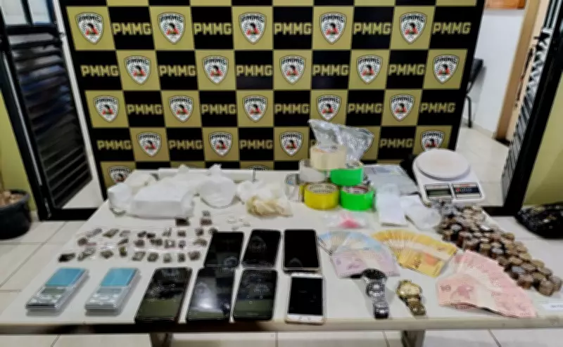 Homem é preso com drogas que seriam vendidas em festa em Padre Carvalho