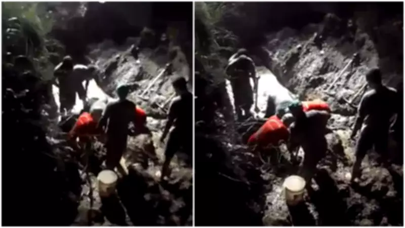 Homem é resgatado após ficar soterrado durante obra em Sobral, CE