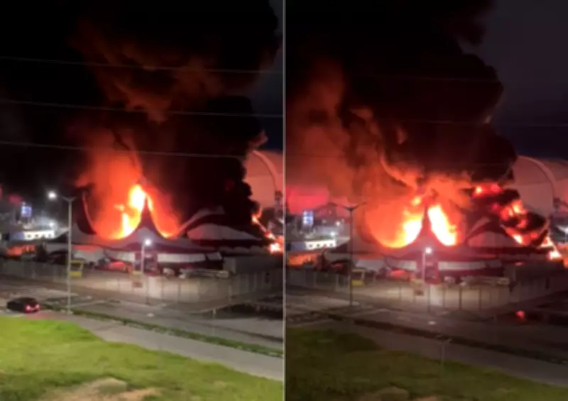 Incêndio atinge Circo do Tirulipa em Natal na madrugada desta segunda