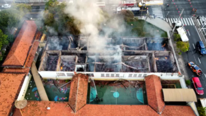 Incêndio na Escola Prada em Limeira pode ter origem na fiação elétrica