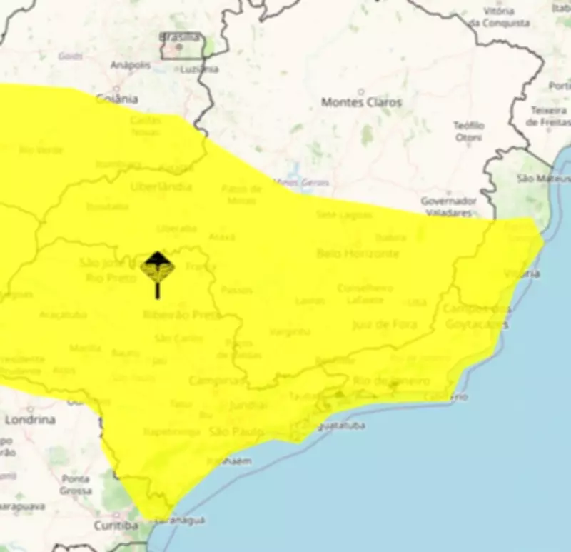 Inmet alerta para tempestade em BH e mais 595 cidades de MG até quinta