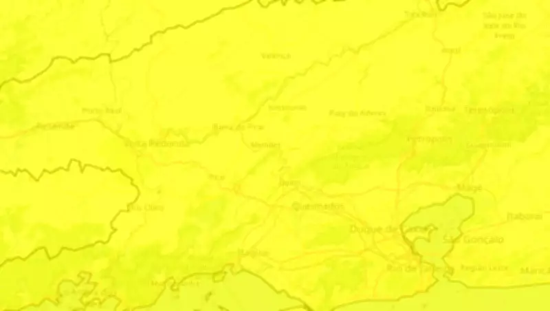 Inmet emite alerta amarelo de chuvas intensas para 24 cidades do Sul do RJ e Costa Verde