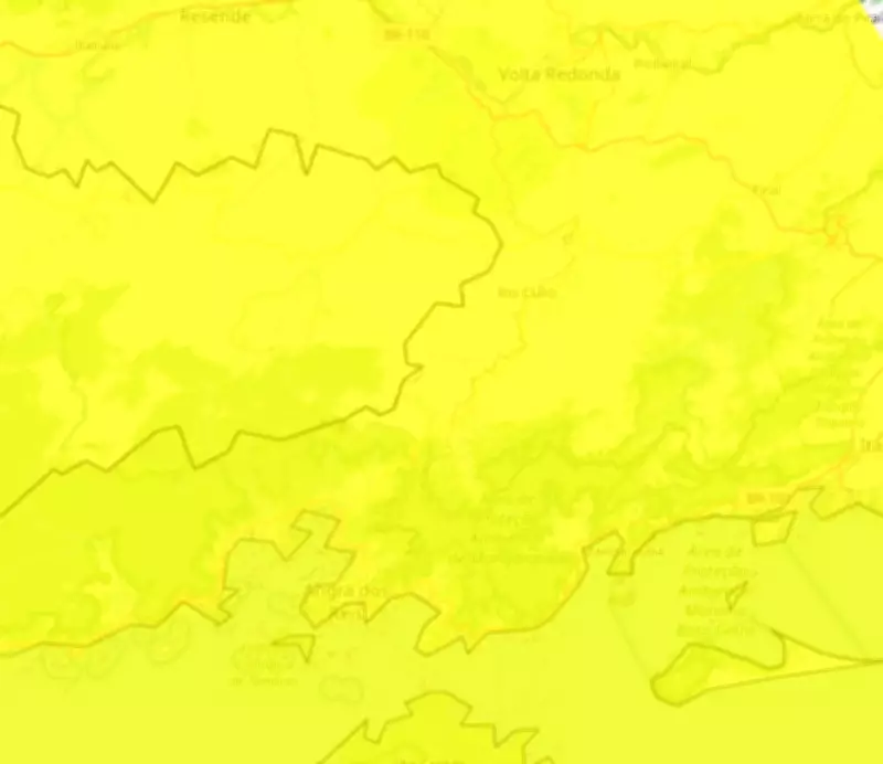 Inmet emite alerta amarelo de vendaval para 15 cidades do Sul do RJ e Costa Verde