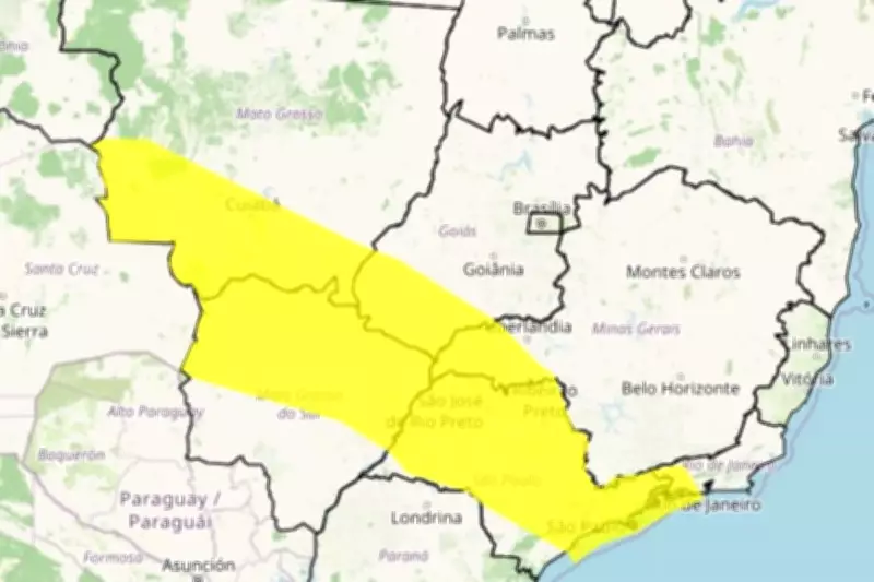 Inmet emite alerta de vendaval para cidades do Vale do Paraíba e litoral norte