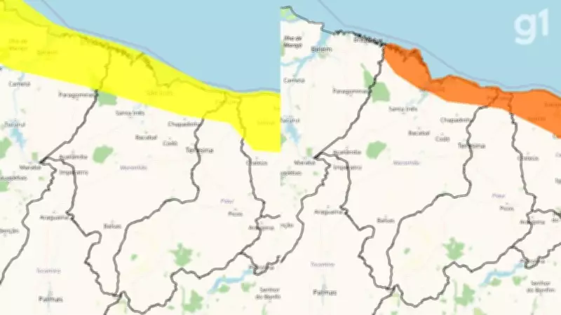 Inmet emite alertas amarelo e laranja de chuvas intensas para 132 cidades do MA