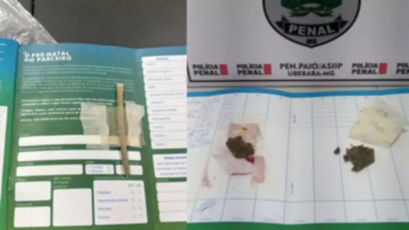 Jovem esconde maconha em cartão de gestante e é flagrada em presídio de Uberaba