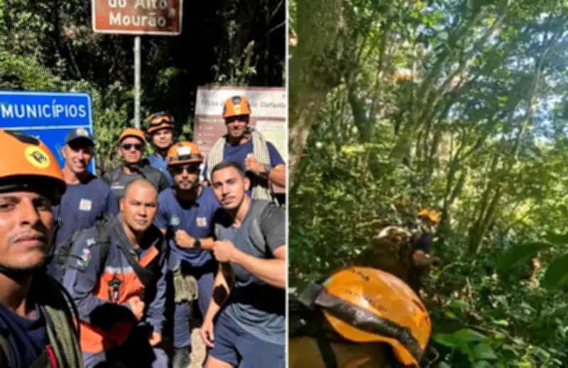 Jovem é resgatado pela Defesa Civil após se perder em trilha em Maricá