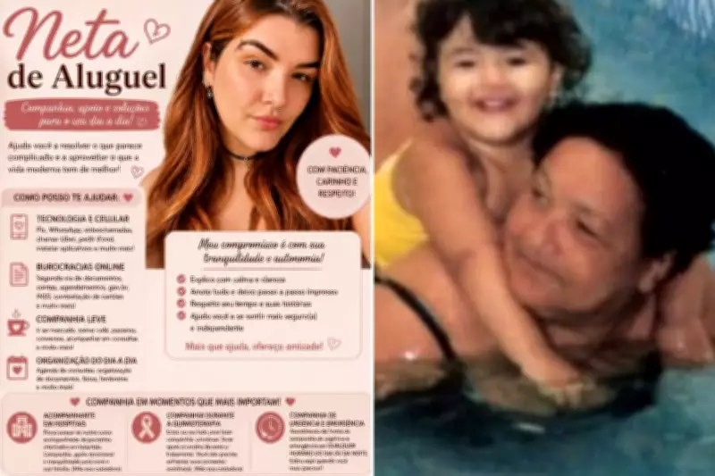 Jovem transforma luto da avó em projeto 'neta de aluguel' em SP