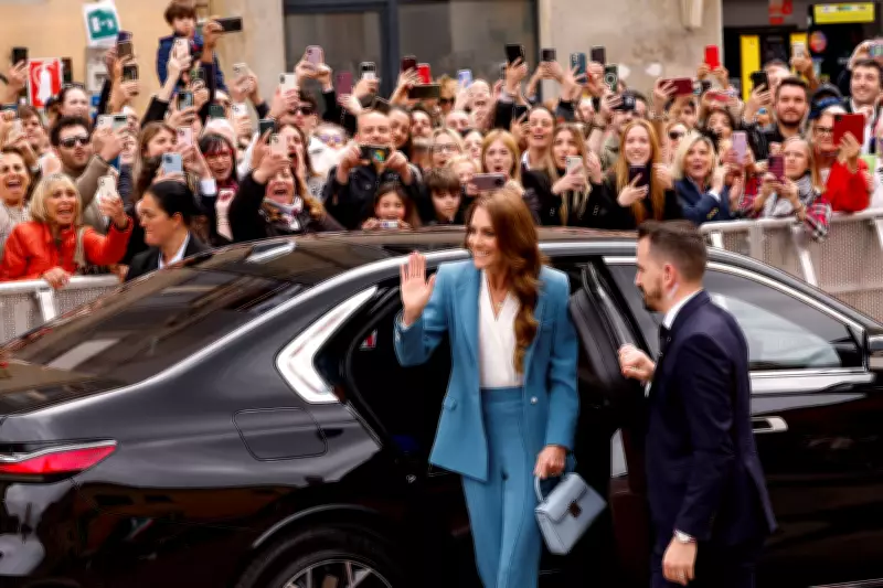 Kate Middleton chega à Itália em primeira viagem oficial após diagnóstico de câncer