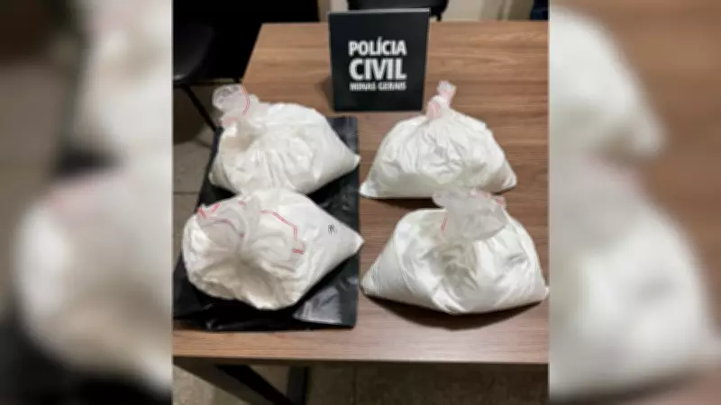 Laboratório de cocaína é descoberto e fechado pela Polícia Civil em Araxá