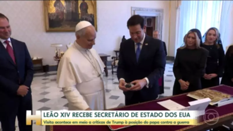 Leão XIV recebe Marco Rubio no Vaticano e EUA enviam ajuda a Cuba