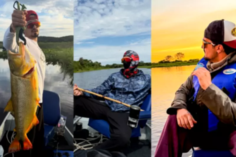 Luan Santana mostra bastidores de pescaria no Pantanal em MS