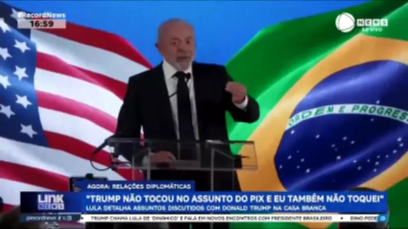 Lula afirma que Trump não mencionou Pix em reunião na Casa Branca