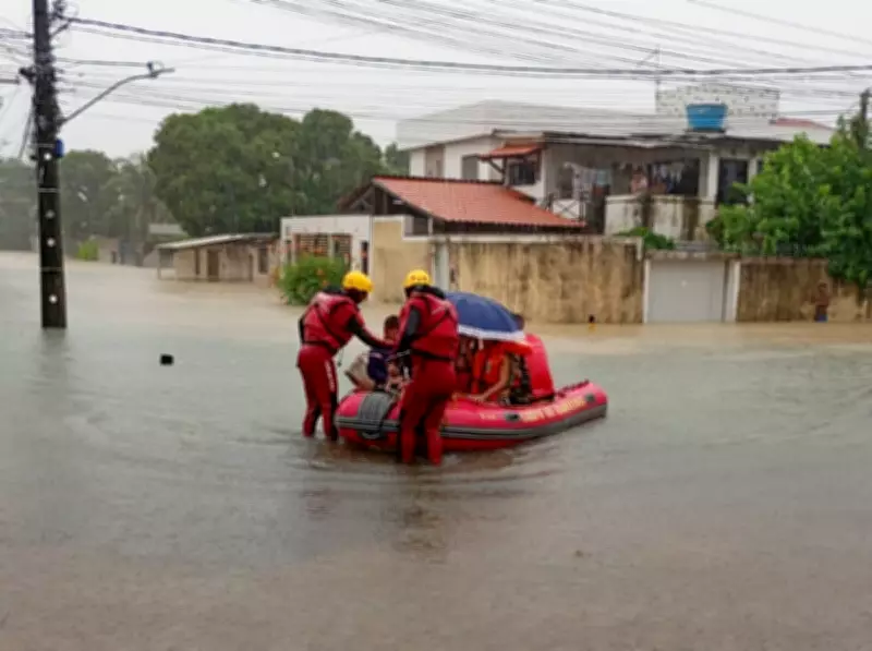 Mais de 70 pessoas buscam abrigo em Cajueiro após fortes chuvas no Recife