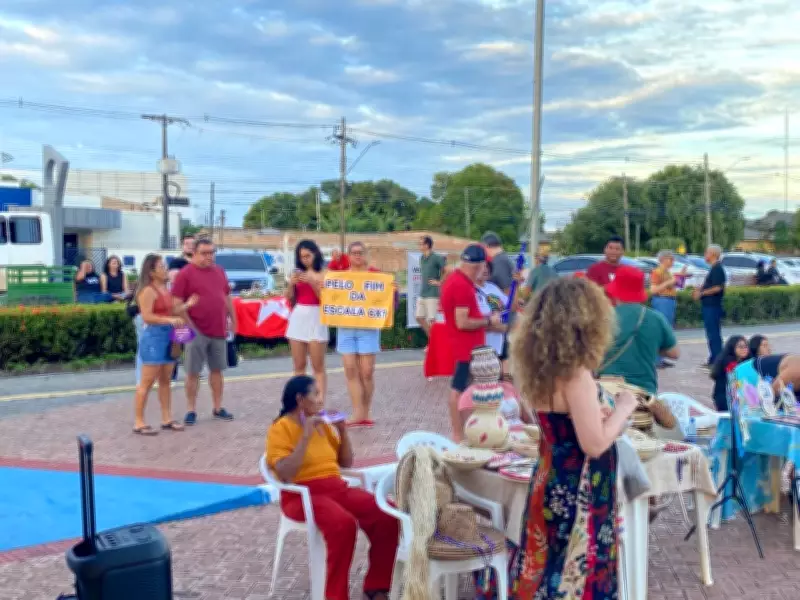 Manifestação em Boa Vista pede fim da escala 6x1 no Dia do Trabalhador