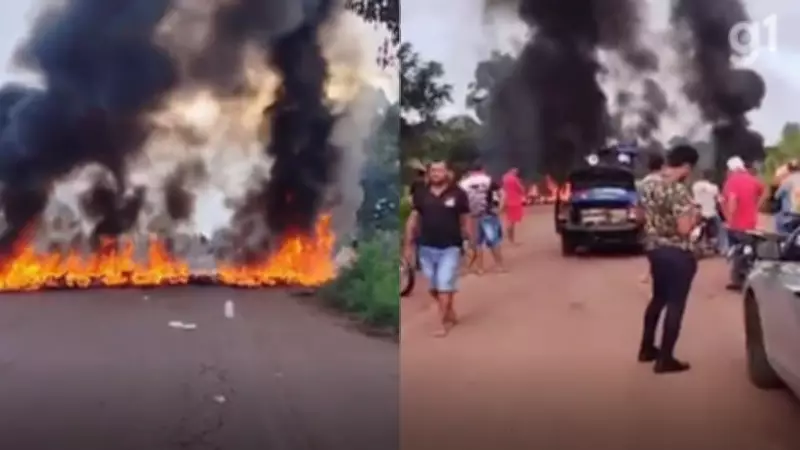 Manifestação interdita BR-222 em Santa Luzia por descumprimento de acordo com DNIT